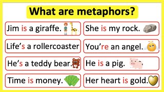 What are metaphors 🤔  Metaphors in English  Learn with examples [upl. by Orsay]