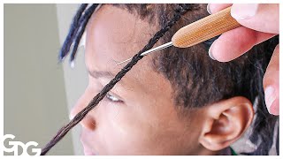 How To Turn Braids Into Dreadlocks [upl. by Benedic]