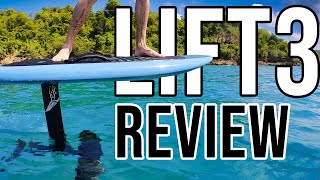 Lift 3 eFoil Review Electric Hydrofoil Surfboard [upl. by Marigolde303]