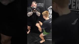 Eddie Hall DESTROYED by 9 Year Old in MMA [upl. by Damalas771]