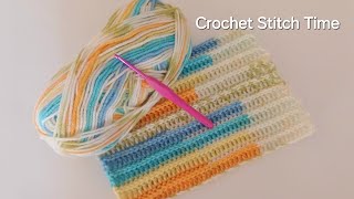 You💫 must do this crochet stitch incredibly easy 💫baby blanketsweatershawl👌 [upl. by Mareah]