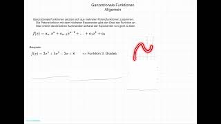 Was sind ganzrationale Funktionen [upl. by Carlile]