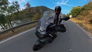 Yamaha Tracer 9  Testing Insta 360 On The BEST ROAD IN THE WORLD N222 [upl. by Kcirdneked]