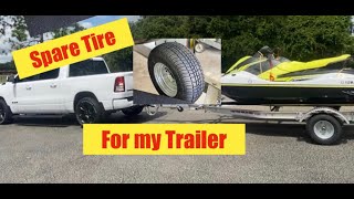 Spare Tire For my Jet Ski Trailer [upl. by Htieh]