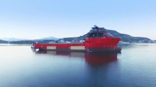 Kleven launch diamond sampling and exploration vessel [upl. by Saidnac556]