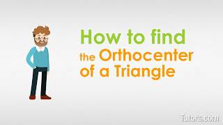 How To Find Orthocenter of a Triangle  4 Easy Steps [upl. by Iknarf]