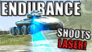 HOW TO PLAY WITH THE ENDURANCE  THE ONLY TANK THAT SHOOTS LASERS IN WORLD OF TANKS BLITZ [upl. by Dammahum141]