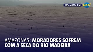 Amazonas moradores sofrem com a seca do Rio Madeira [upl. by Shaum]