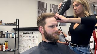 Only Video Every BARBER Needs  Men’s Hair Cut amp Beard Trim [upl. by Hoyt349]