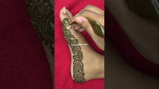 Latest legs mehndi design  feet mehndi design  mehndi design [upl. by Annej]