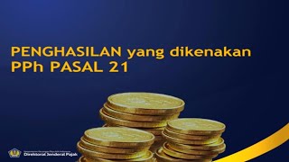 Cara Penghitungan Pajak Penghasilan 21 Online  Cara Lapor Pajak Penghasilan 21 [upl. by Brelje544]