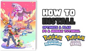 How to Install Optimize amp Play Pokémon Brilliant Diamond On PC BDSP Yuzu PC Mobile Guide [upl. by Fry]