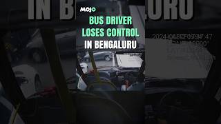 BMTC Bus Driver Loses Control On Flyover Crashes Into Vehicles [upl. by Gnihc]