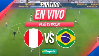 🔴 PERÚ vs BRASIL EN VIVO por la fecha 10 de las ELIMINATORIAS 2026 [upl. by Alcine]