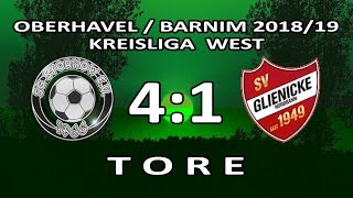 SG STORKOW  SV GLIENICKE 41  Tore KL West 201819  9Spieltag [upl. by Niles]