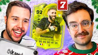 FC24 Squad Builder Showdown Advent RADIOACTIVE BENZEMA Day 7 vs Auzio [upl. by Pontius]