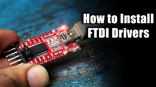 How to install FTDI Drivers on Windows  FT232RL [upl. by Austin891]