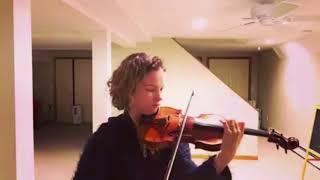 Hilary Hahn practicing [upl. by Coward]