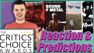 Critics Choice Awards 2021 Nominations Reaction and Predictions [upl. by Nahor273]