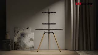 EES65OG Easel Studio TV Floor Stand by EZYmount [upl. by Wyn]