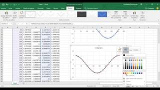 Funciones trigonometricas en Excel y Geogebra [upl. by Ernst665]