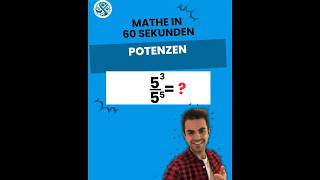 Potenzen mit gleicher Basis schnell und einfach dividieren Mathe lernen mit Mathetipps 🧮🫶🏻 [upl. by Kalman]