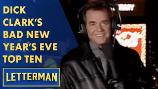 Dick Clarks Top Ten Signs Youre At A Bad New Years Eve Party  Letterman [upl. by Norrie571]