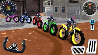 Black De Motos  US Online Motorbike 3D Raching Just For USA Motocross  IOS FHD Android Gameplay [upl. by Nossah]