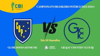 CAMPEONATO BRASILEIRO INTERCLUBES  VÃ”LEI MASC SUB 19  CLUBE BOM PASTORMG X GRAJAÃš COUNTRY CLUBRJ [upl. by Enirbas700]