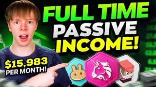 Full Time Passive Income with DeFi Liquidity Pools  Crypto Passive Income [upl. by Yraek]