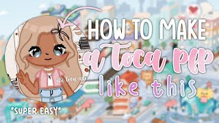 How To Make An AESTHETIC Toca Profile Picture  with voice  EASY  Itz Toca Alice [upl. by Suchta]