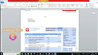 Nationwide Bank Statement Template Editing [upl. by Ida246]