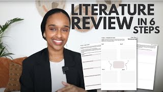 How to write a literature review FAST  EASY stepbystep guide [upl. by Llednyl]