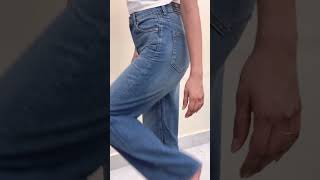 HampM high waist jeans review 👍🏻 hightwaist HampMreview shortvideo viralshorts [upl. by Llednar166]