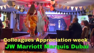 JW Marriott Marquis Dubai  Associates Appreciation Week  Hoteliers life in Dubai [upl. by Arsi244]