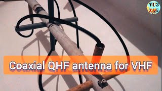 Coaxial QFH antenna for VHF [upl. by Enelak]