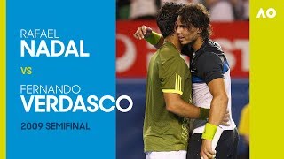 Rafael Nadal v Fernando Verdasco  Australian Open 2009 Semifinal  AO Classics [upl. by Naves]