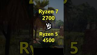 Ryzen 7 2700 vs Ryzen 5 4500 Test in Games [upl. by Dekow]