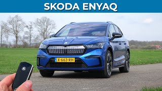 Skoda Enyaq 85 Sportline 2024  POV review  0100 kmh Acceleration  Walkaround [upl. by Ettedanreb]