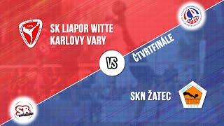 Nohejbal extraliga 2023 SK Liapor Karlovy Vary vs SKN Žatec [upl. by Viehmann]