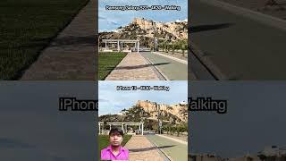 Samsung Galaxy S22 VS iphone 13 Video Stabilization test 👌 youtubeshorts [upl. by Yendahc]