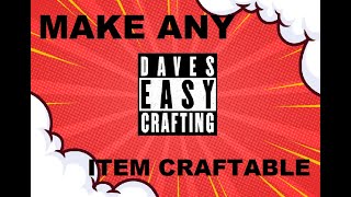 How To Make Your Own Craft able Items dayz [upl. by Enrev]