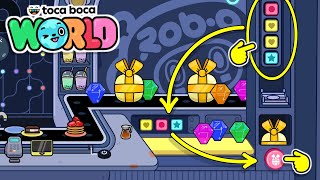 ALL SECRET DIAMONDS AND GIFTS FOR FREE  TOCA BOCA WORLD  HAPPY TOCA [upl. by Micro]