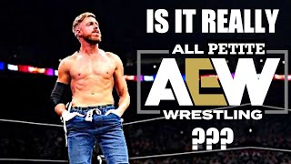 AEW VS WWE  Heights and Weights Compared [upl. by Nnylidnarb386]