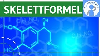 Skelettstruktur  Darstellung organischer Verbindungen einfach erklärt  Stoffe und Teilchen  OrgCh [upl. by Korry]