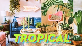 DICAS DE DECORAÇÃO TROPICAL Materiais Cores e Estampas [upl. by Ezmeralda875]