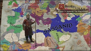 Crusader Kings 3 Sassanid Empire Timelapse Patch 111 Legacy of Persia Visual diary [upl. by Anelav]