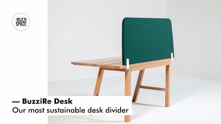 BuzziRe Desk  Our Most Sustainable Desk Divider [upl. by Dail282]