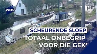 Scheurende sloep zorgt voor meer ellende Wat een gek zeg [upl. by Lateehs]