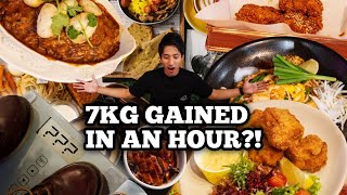 I GAINED 7KG IN AN HOUR INSANE Cheat Meal at Plaza Sing [upl. by Oicnerolf]